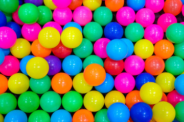 Colorful plastic ball