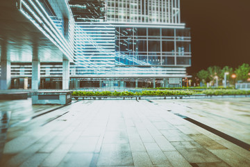 view of city square in Shanghai,China.