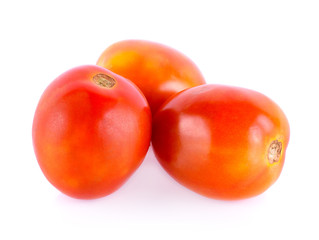 tomato on white background