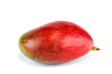 fresh mango on white background