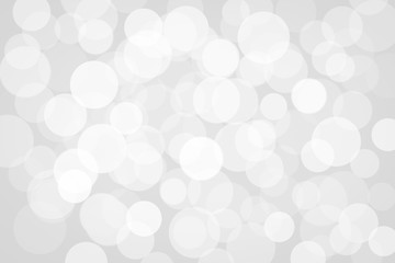 White bokeh abstract background