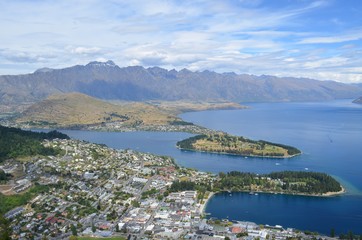 Overlooking Queenstown, New Zealand