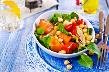 Salad of roasted vegetables