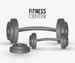 Weight icon. Fitness gym bodybuilding and healthy lifestyle theme. Colorful design. Vector illustration