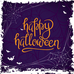 Happy Halloween Calligraphy.