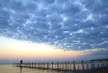 Obraz premium beutiful sunset taken whilst on holiday
