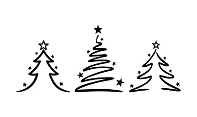 Obraz premium Christmas Trees
