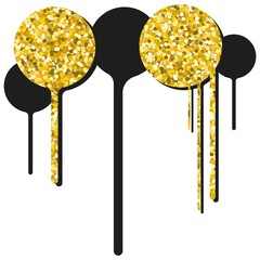 vector gold abstract