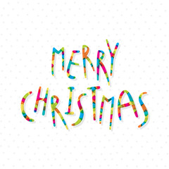 merry christmas greeting card design
