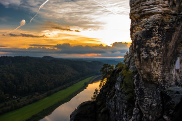 Nationalpark sächsische Schweiz Elbsandsteingebirge Bastei im S