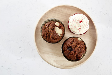 cupcakes top view