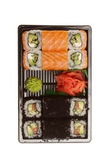 Japanese sushi rolls.