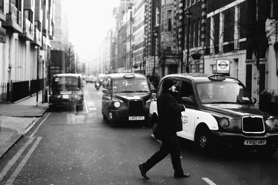 Streets of London city.