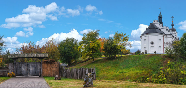 Panorama autumn landscape