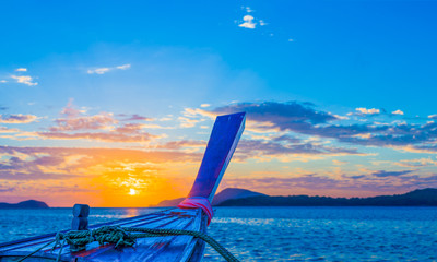 Obraz premium Boat in Phuket Thailand