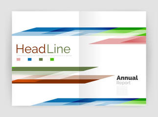 Naklejka premium Motion concept. Business annual report cover templates