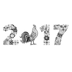 Fototapeta na wymiar New year 2017