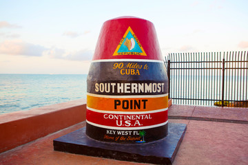 Southernmost point in continental USA in Key West