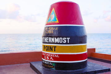 Southernmost point in continental USA in Key West