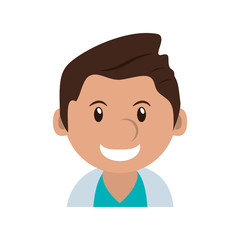 Man cartoon icon. Avatar people and person theme. Isolated design. Vector illustration