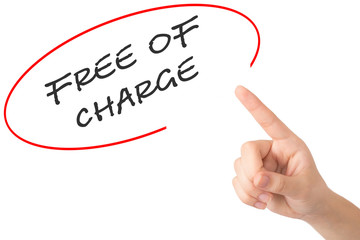 Hand of a young girl points to a word