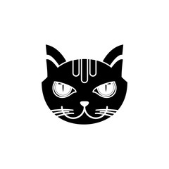 Cat cartoon icon. Pet animal domestic and care theme. Isolated design. Vector illustration