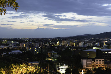 Obraz premium Panorama view of Chiangmai city