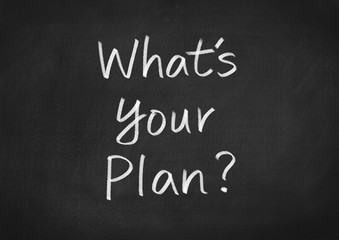 what's your plan?