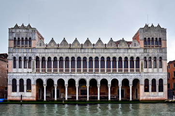 Venice, "Fondaco dei Turchi". The palace was the ottoman merchant's warehouse of the city and now is a museum of natural history