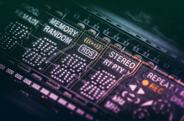 Old media player display