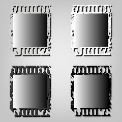 Set Frame of photographic film