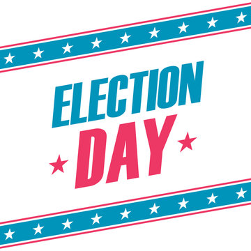 USA Election Day banner. Vector illustration.