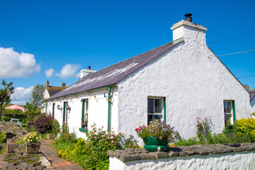 Typical country white Irish home