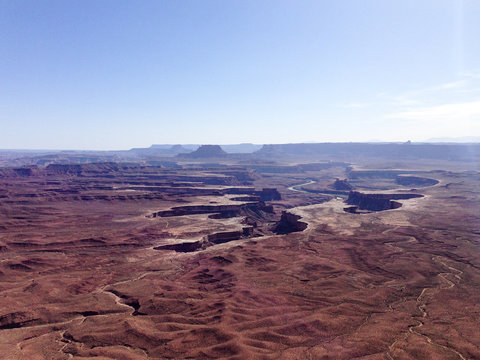 Green River Overlook, Canyonlands, Blue Sky