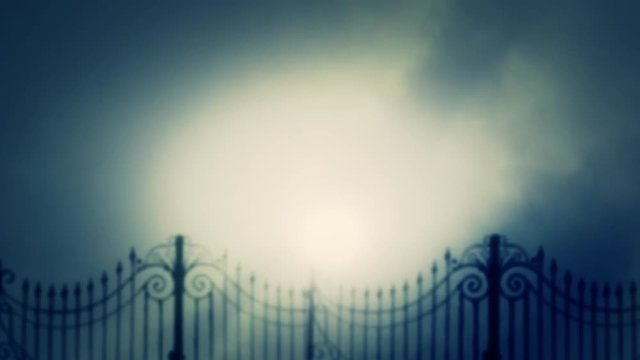 A Metal Fence of a Cemetery