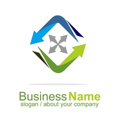 Fototapeta premium arrow vector logo