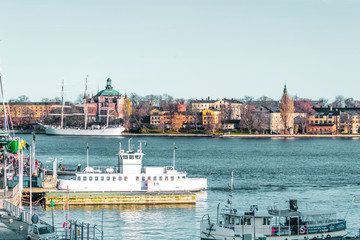 Boats and Buildings of Stockholm, Sweden