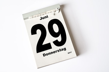 29. Juni 2017