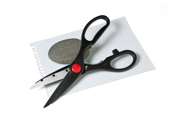 stone, scissors and paper