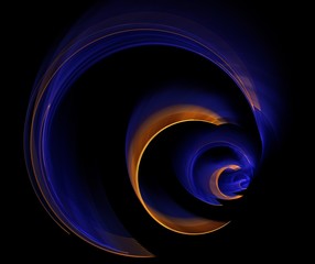 abstract rotate fractal computer generated image
