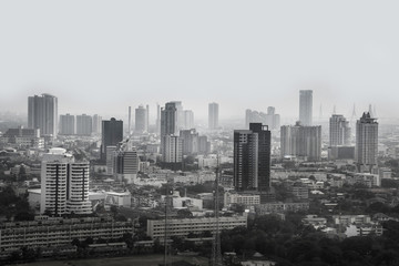 The Shade of Bangkok Cityscape
