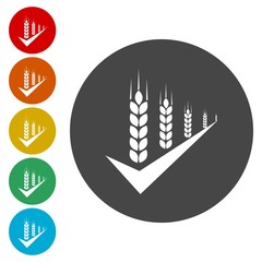 Ear of wheat - vector logo template creative illustration 