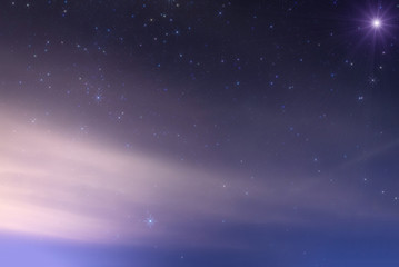 clouds sky universe stars