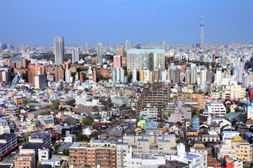 Fototapeta na wymiar Tokyo city, Japan