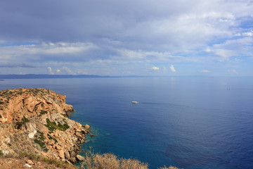 Aegian sea, Cape Sounion, Attica, Greece