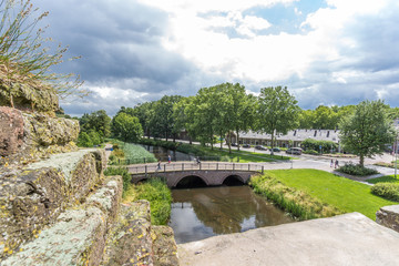 River view from a medieval rampart