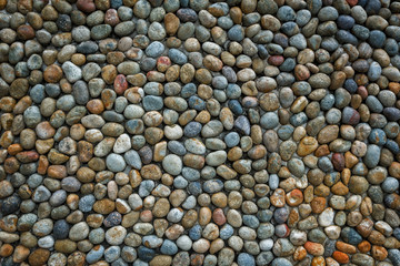 Conglomerate Stone wall background and texture