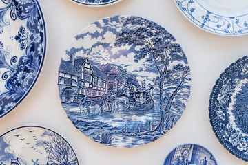 Painted plate
