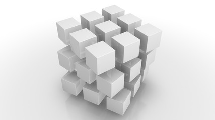 Fototapeta premium Kostki w układzie