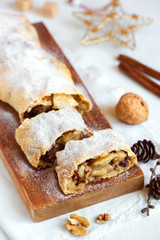 Apple strudel for Christmas